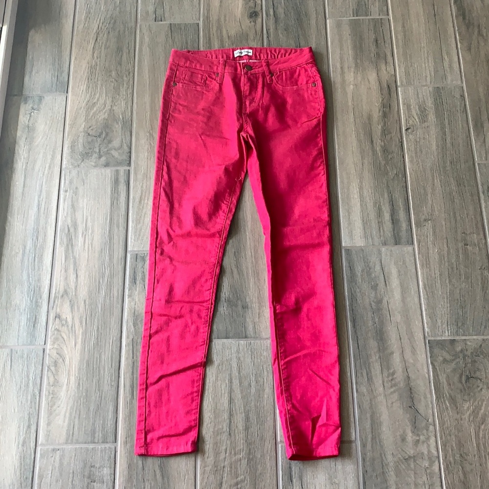 Salvaje denim pink stretchy jeans